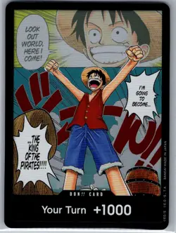 DON!! Card (Manga) (Alternate Art) English Romance Dawn - One Piece Card - NM - Image 1