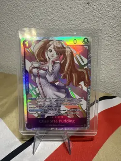 One Piece CCG Charlotte Pudding OP11-070 SR a Fist of Divine Speed. NM. - Image 1