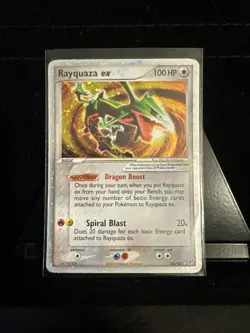 Pokemon TCG EX Deoxys Rayquaza ex 102/107 Ultra Rare great condition - Image 1