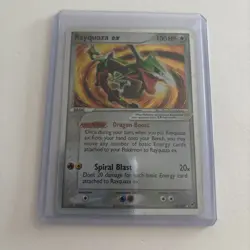 Pokemon EX Deoxys Rayquaza Holo Ultra Rare Card 102/107 2005 - Image 1