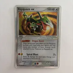 Pokemon EX Deoxys Rayquaza Holo Ultra Rare Card 102/107 2005 - Image 2