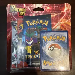 Pokemon tcg lightning set 4 packs plus bonus card SEALED. SHIPS FAST - Image 1
