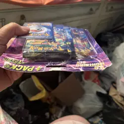 Pokemon tcg lightning set 4 packs plus bonus card auction 8 - Image 4