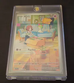 Ralts Scarlet & Violet Illustration Rare Card 211/198 NM Condition - Image 2