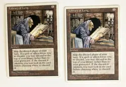 Library of Leng (2) Fourth Edition MP MTG Magic the Gathering - Image 1