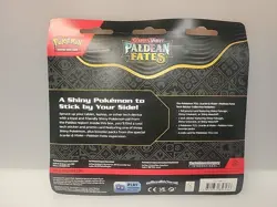 Pokemon S&V Paldean Fates Shiny Maschiff Tech Sticker Collection 3 Pack Blister - Image 2