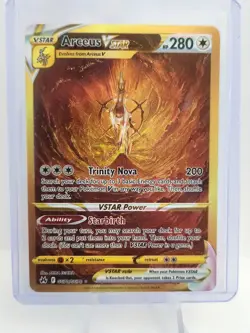 2023 POKEMON SWORD AND SHIELD CROWN ZENITH GG70 FULL ART/ARCEUS VSTAR SECRET - Image 1