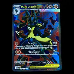 Pokemon TCG Mega Lucario EX 160/132 Ultra Rare Holo NM Mega Evolutions Full Art - Image 1