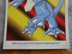 AKWAKWAK / GOLDUCK #55 - DUNKIN BOOMER 2000 - CARTE POKEMON - TRES BON ETAT - Image 3