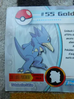 GOLDUCK #55 - TOPPS TV ANIMATION EDITION - CARTE POKEMON - TRES BON ETAT - ITA - Image 5