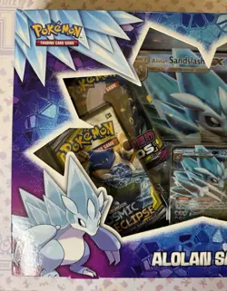 Pokemon TCG: Alolan Sandslash Gx Box Sealed (Unified Minds + Cosmic Eclipse) - Image 2