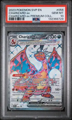 2023 Pokemon SVP EN Charizard Ex Premium Collection #056 GEM MINT PSA 10 - Image 1