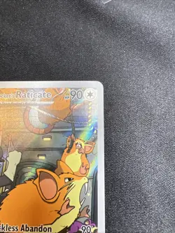 Pokemon TCG Team Rocket's Raticate 202/182 IR Sv10: Destined Rivals Near Mint - Image 4