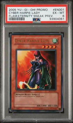 Cyber Harpie Lady - SP1-EN001 - Ultra Rare - PSA 6 - yugioh TCG - Image 1