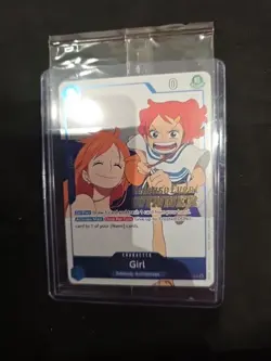 Girl (OP14 Release Event Winner) P-096 One Piece Promotion Cards Foil - Image 1
