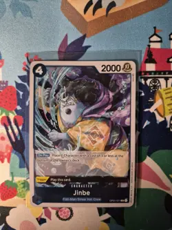 One Piece Card Game Jinbe OP01-071 Pre Errata Romance Dawn English Near Mint - Image 1