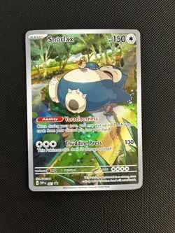 Snorlax 051 Sv: Scarlet & Violet Promo Cards Promo Holo Thudding Press 130 - Image 2