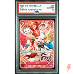 PSA 10 Uta (SP Alt Art) EB03-003 SR ONE PIECE Card Game Japanese 2025 - Image 1