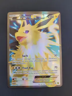 Pokemon Card TCG Jolteon EX 28a/83 Generations Ultra Rare Holo Full Art NM - Image 1