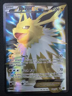 Pokemon Card TCG Jolteon EX 28a/83 Generations Ultra Rare Holo Full Art NM B - Image 1