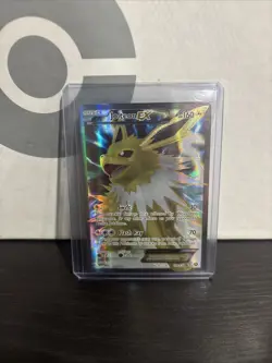 Pokemon TCG Jolteon-EX Promo Card 28a/83 Holo Full Art - Image 1