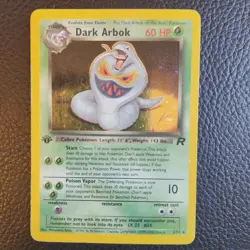 Dark Arbok 2/82 Holo 1st Edition Pokemon TCG Card Team Rocket Series LP - Image 1