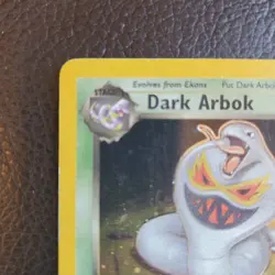 Dark Arbok 2/82 Holo 1st Edition Pokemon TCG Card Team Rocket Series LP - Image 3