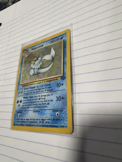 Pokemon TCG Vaporeon Holo Rare Card 12/64 Jungle Set - Image 2
