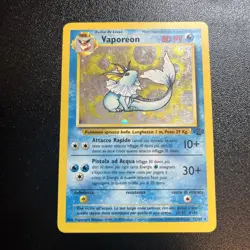 Vaporeon Holo Rare 12/64 | Jungle Set | Vintage WOTC 1999 Pokemon Card TCG | - Image 1