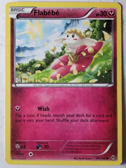 Flabebe 101/162 - VLP / NM - XY Breakthrough Pokemon Card - $2 Flat Shipping - Image 1