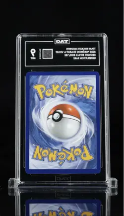 Pokemon TCG Team Rockets Meowth Card 203/182 Destined Rivals TAG 9 Mint - Image 2