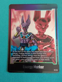 Beerus Energy Marker E01-06 Dragon Ball Super Fusion World TCG CCG Card - Image 3
