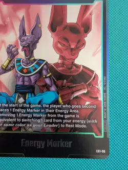 Beerus Energy Marker E01-06 Dragon Ball Super Fusion World TCG CCG Card - Image 4