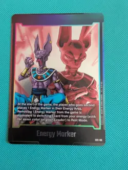Beerus Energy Marker E01-06 Dragon Ball Super Fusion World TCG CCG Card - Image 5