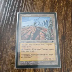 Magic the Gathering Wasteland Tempest 1997 Regular Card Lightly Played - Image 1