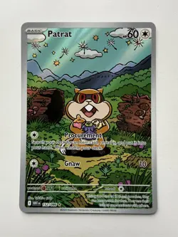 Pokemon TCG White Flare Patrat 152/086 illustration Rare Card - NM / M - Image 1