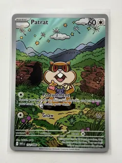 Pokemon TCG White Flare Patrat 152/086 illustration Rare Card - NM / M - Image 3