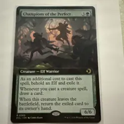 Champions of the Perfect (Extended Art) (Foil) 365 (R) MTG Lorwyn Eclipsed (ECL) - Image 1