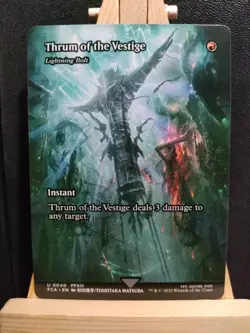 Thrum of the Vestige / Lightning Bolt - Final Fantasy - NM (see pics) MTG - Image 1