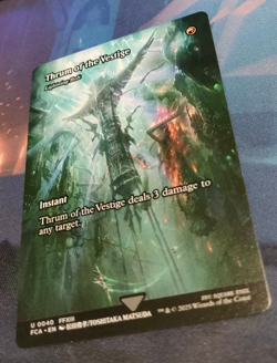 Thrum of the Vestige / Lightning Bolt - Final Fantasy - NM (see pics) MTG - Image 3