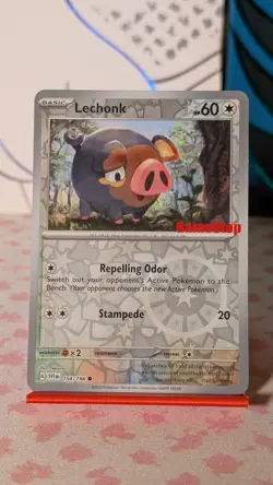 Lechonk 154/198 Reverse Holo Stamped Gamestop Promo Pokemon Scarlet & Violet MP - Image 1