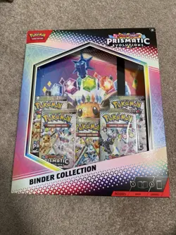 Pokemon TCG Prismatic Evolutions Binder Collection Box Factory Sealed - Image 1