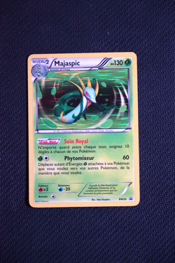 Carte Pokemon Majaspic Holo BW20 Promo Noir et Blanc FR EXC - Image 1