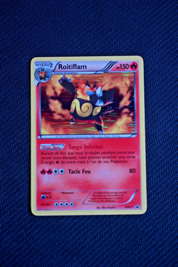 Carte Pokemon Roitiflam Holo BW21 Promo Noir et Blanc FR EXC - Image 1