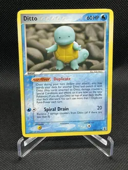Pokemon TCG Ditto - (Squirtle) 064/113 Delta Species Regular-NM - Image 1