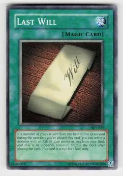 Starter Deck: Yugi #SDY-039 Last Will - Image 1