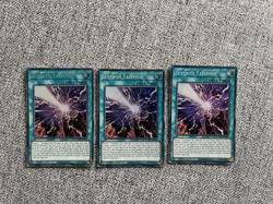 3x Seventh Tachyon Secret Rare 1st Edition MZTM-EN016 Playset Yu-Gi-Oh! - Image 1