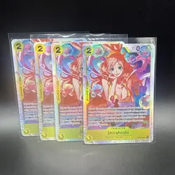 One Piece TCG Shirahoshi OP12-102 SR Legacy of the Master 4X PLAYSET - Image 1