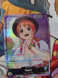 Nami OP11-041 Alt Art Whole Cake Island - One Piece Card Game Bandai Card Fest - Image 2