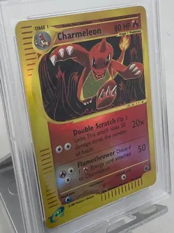 Gem Mint! PSA 10 CHARMELEON Reverse Foil Holo 2002 Pokemon Expedition 73 eReader - Image 3